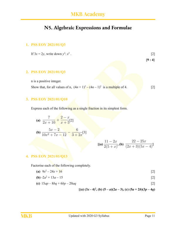 Ultimate Sec 2 Revision Guide for Mathematics - Image 3