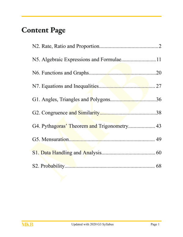 Ultimate Sec 2 Revision Guide for Mathematics - Image 2